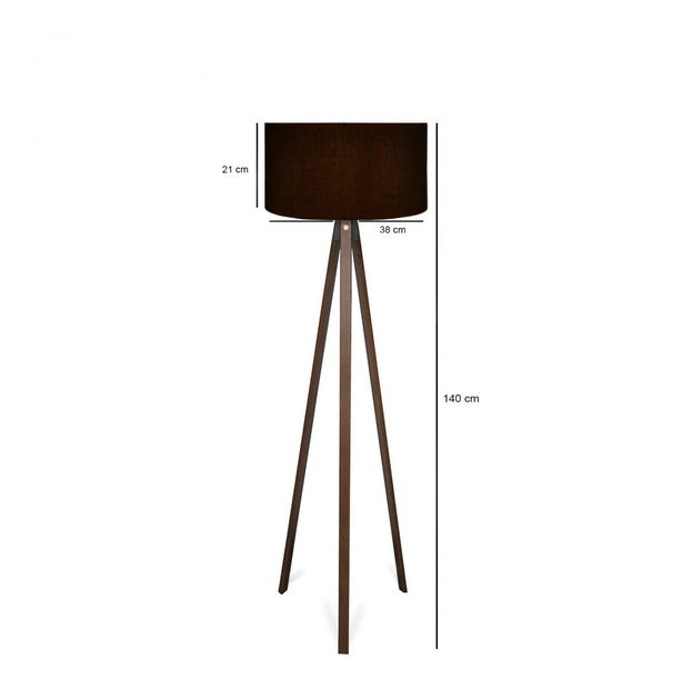 Stojanová lampa Autoressto 1 (hnedá)