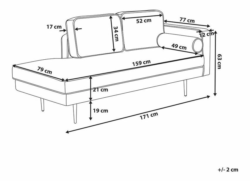 Pihenő fotel Marburg (rózsaszín) (J)