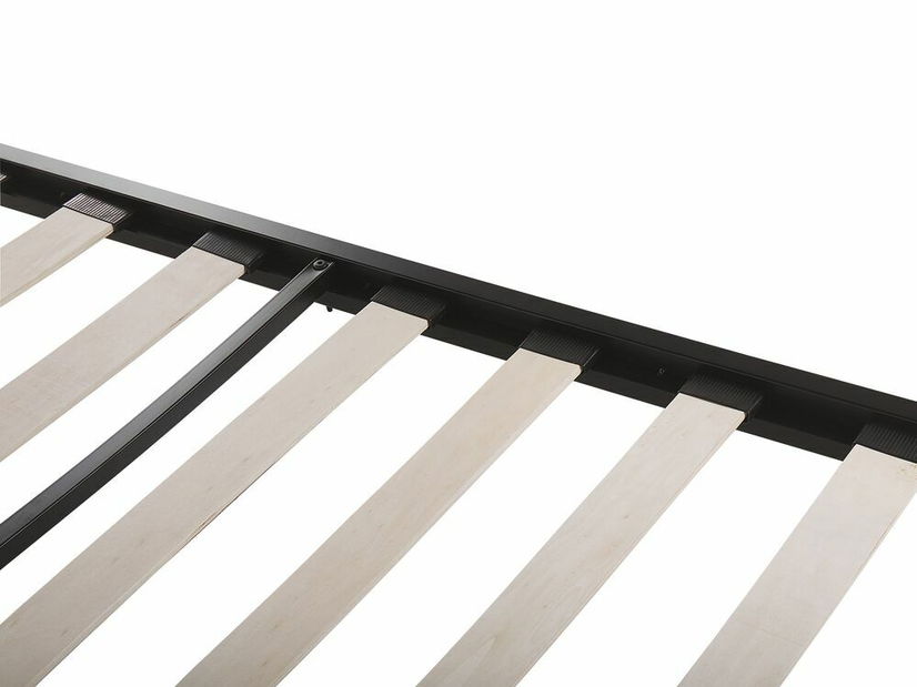 Manželská posteľ 140 cm Lynza (čierna) *výpredaj