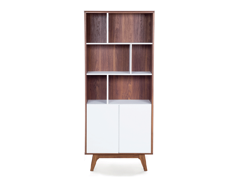 Regál Colombo (tmavé drevo)