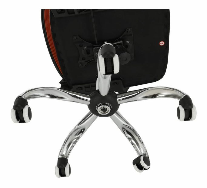 Kancelárska stolička April (čierna + oranžová)