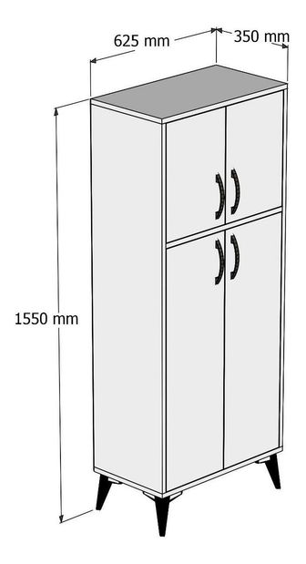 Dulap Mamala 2 (alb) 