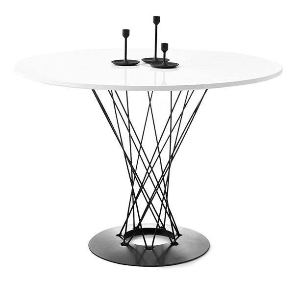 Jedálenský stôl Torpedo (biela + čierna)