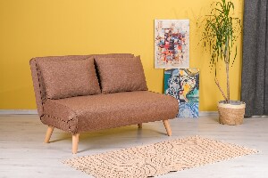 Kanapé futon Fillie (barna)