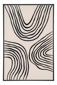 Tablou pe pânză Lilena 1 (negru + bej)