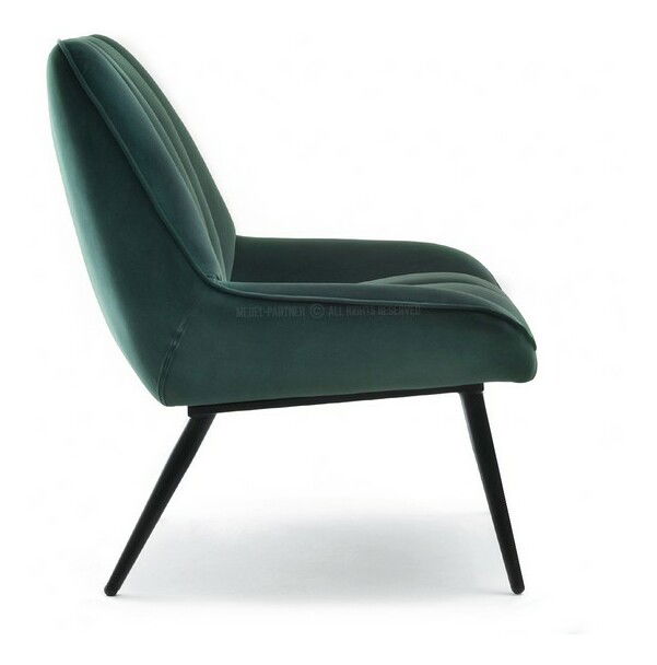 Fotel Zolta (zöld + fekete)