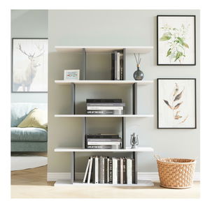 Regal Makiso 1 (bijela + antracit)