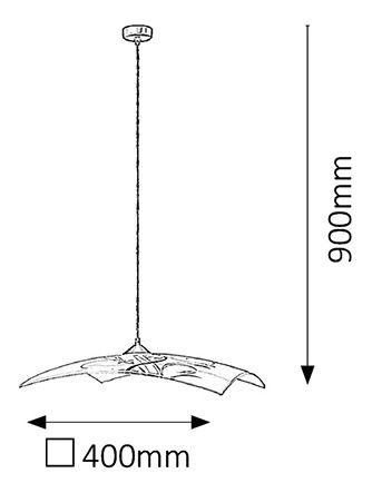 Aplică de perete Elina 3694 (alb + negru + crom)
