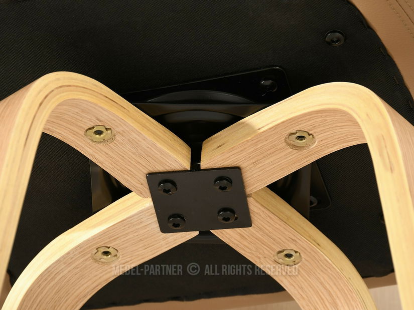 Scaun Hypo (bej + stejar)