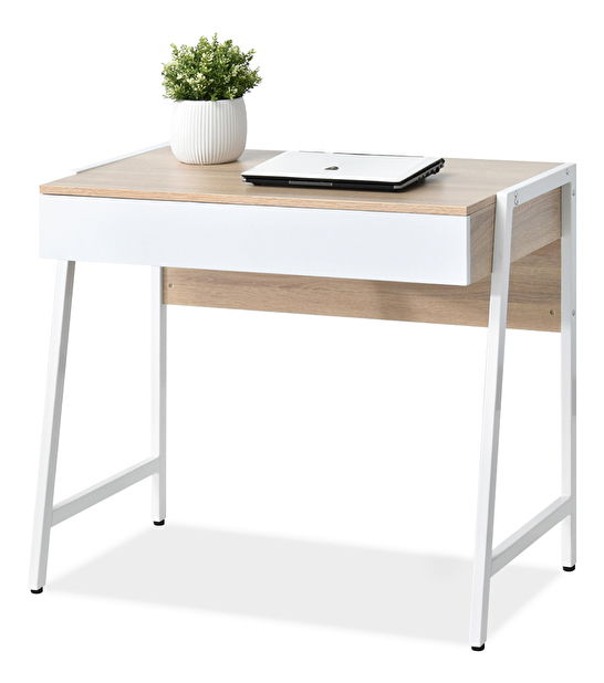 PC stolík Norway (dub + biela)