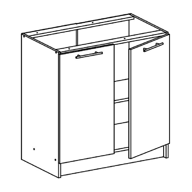 Dulap inferior de bucătărie S80 Flor