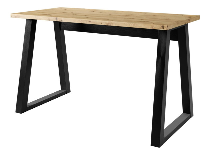 Masă PC Fentura (Stejar artisan + Negru)