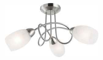 Stropna/zidna svjetiljka Mitis 63170-3 (s kristalima) (nikl + matná)