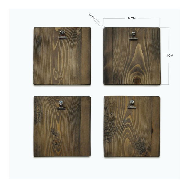 Rame decorative din lemn Analog (nuc)