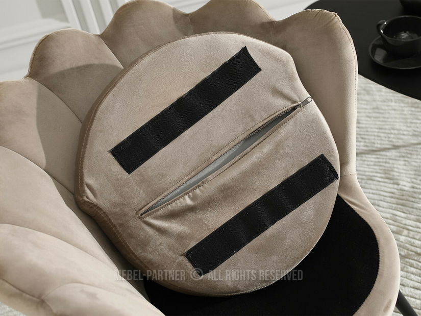 Fotoliu relax Laziam (bej + negru)