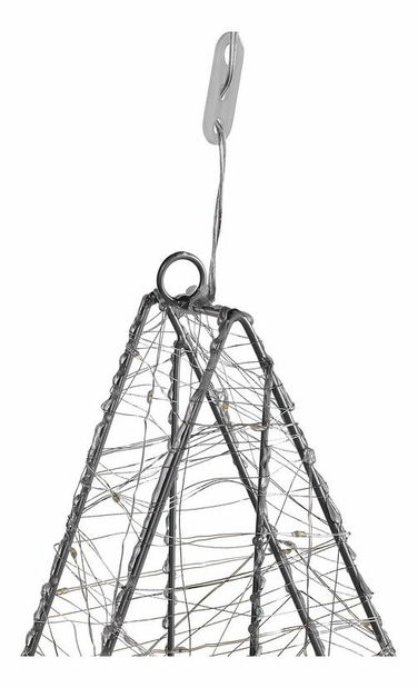 Vanjska dekoracija zvijezda Kurza (srebrna)