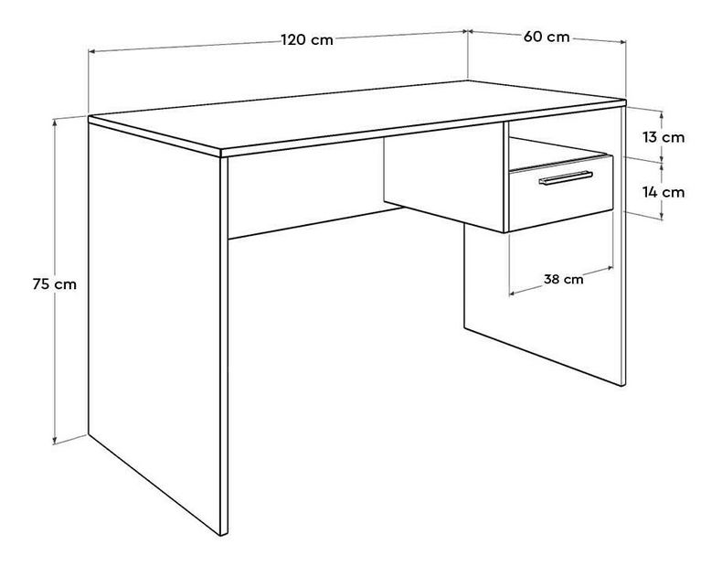 PC stolík Chandra (orech)