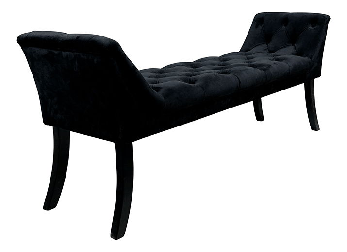 Lavica Hermine (čierna)