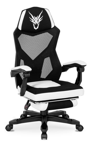 Felső fotel Brodel (fekete + fehér) 