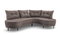 Rohová sedačka Aida (hnedá) (P)