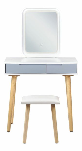 Masă de toaletă Diep (alb)