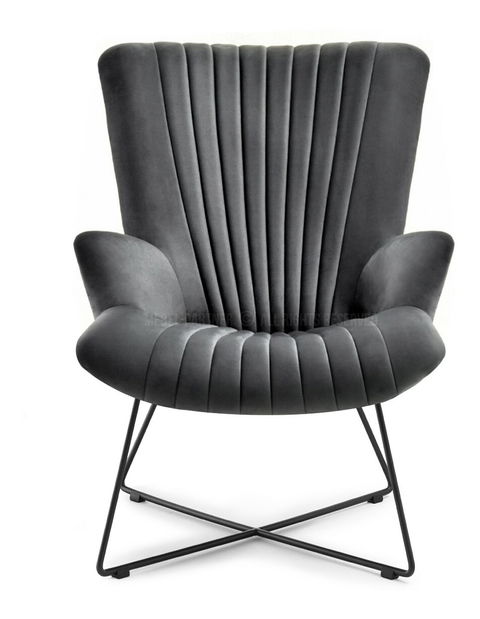 Fotoliu relax Nuttshell (grafit + negru)