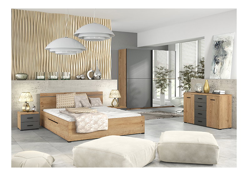 Manželská posteľ 160 cm Umeran