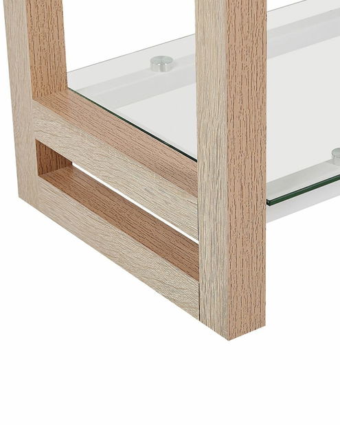 Raft JANAS (lemn deschis + alb)