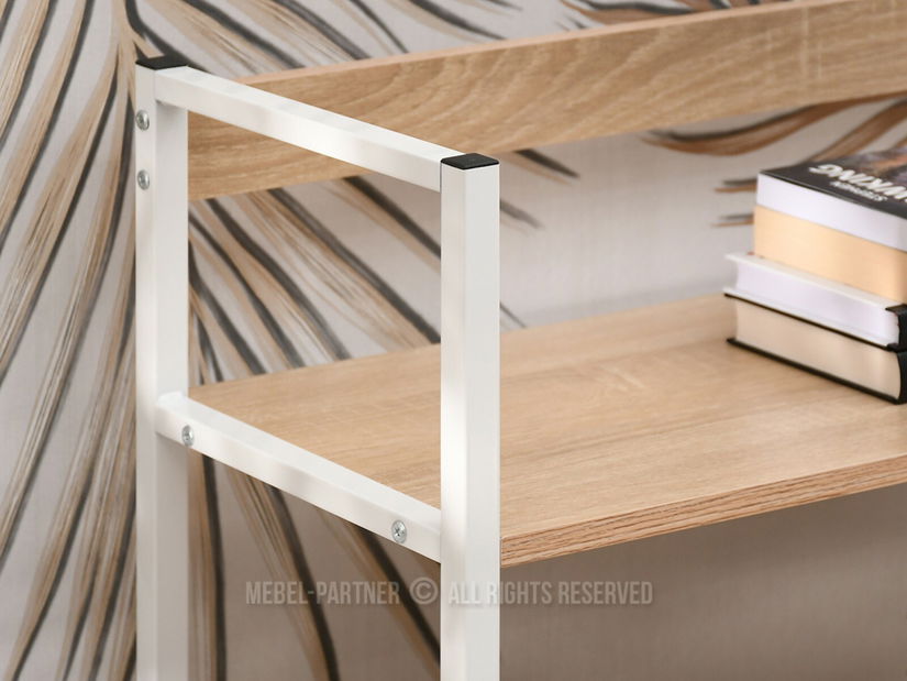 Regál Noel (sonoma + biela)