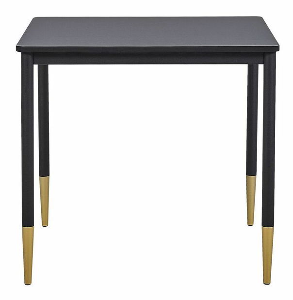 Jedálenský stôl SAHLLA (čierna) (pre 4 osoby)