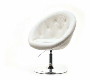 Fotel Lush 3 (fehér + króm)