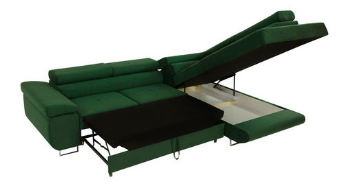 Colțar Terazuro Premium (crem) (cu sp. depozitare) (D)