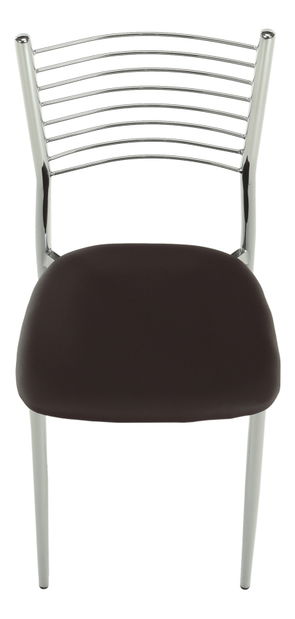 Jedálenská stolička Zaya TC-366 tmavohnedá