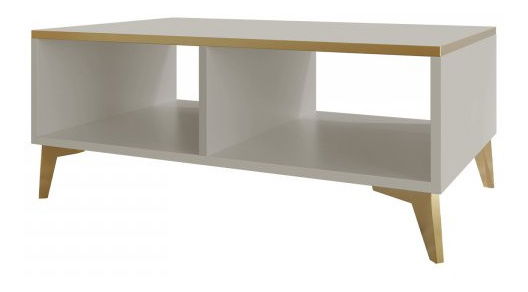 Stolić za kavu Opuncia (bež sjaj + zlatna)