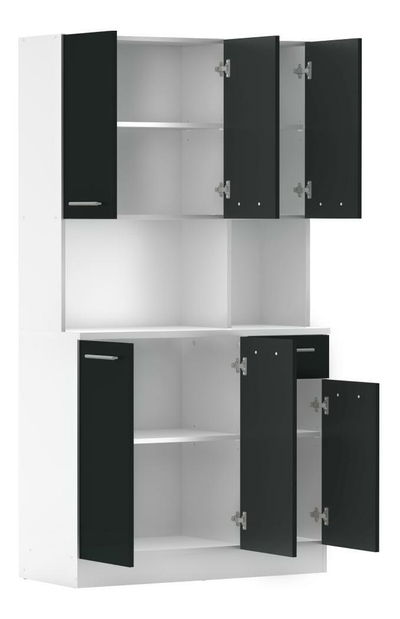 Kuhinjski kutak Palermo NEW (bijela + crna)