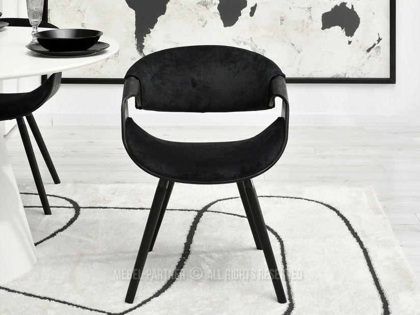 Stolička Bjorn K (čierna)