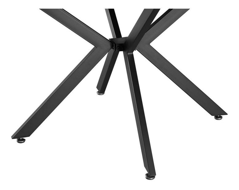 Masă de sufragerie extensibilă Amero (negru) (pentru 4-6 persoane)