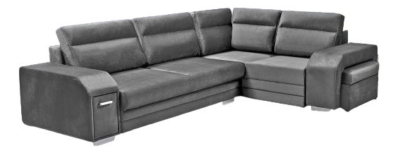 Colțar Alfredo (tmavoArgintiu) (D)