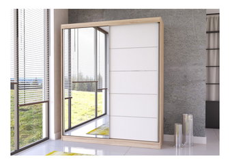 Šatníková skriňa Balor 05 (dub sonoma + biela)