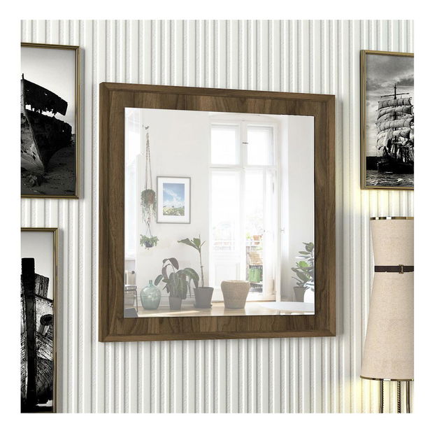 Dekoratívne zrkadlo Depava (orech) 