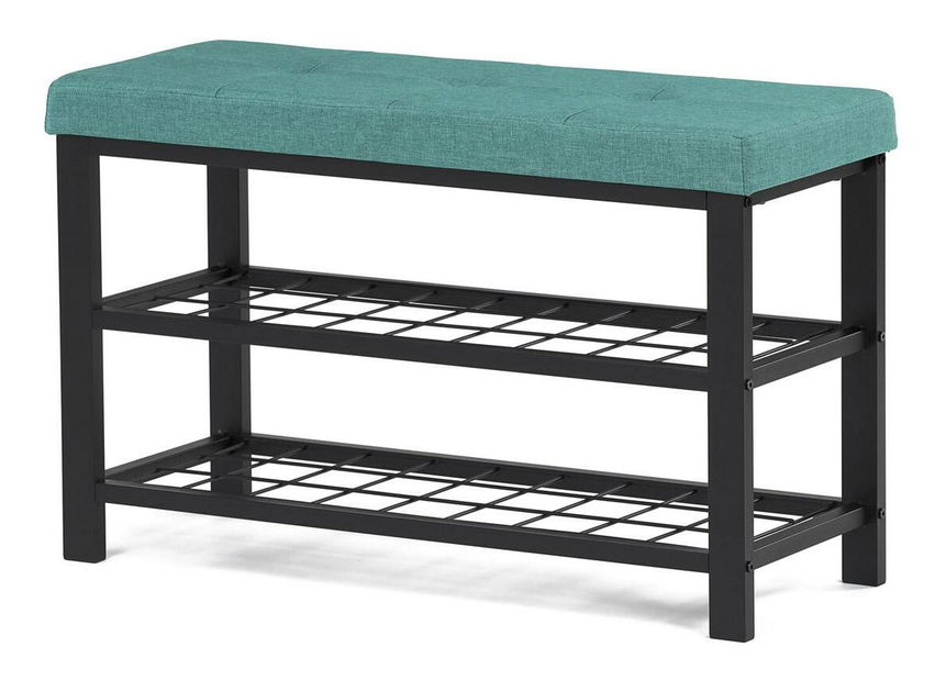 Ormarić za obuću Atentos (crna + zelena)