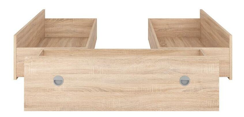 Ladice ispod kreveta Nepo Plus 140 cm (hrast sonoma) (3 kom.)