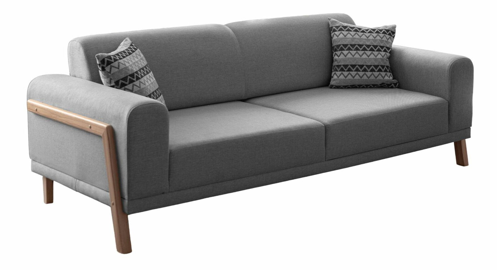 Pohovka trojsedačka Lattino (sivá)