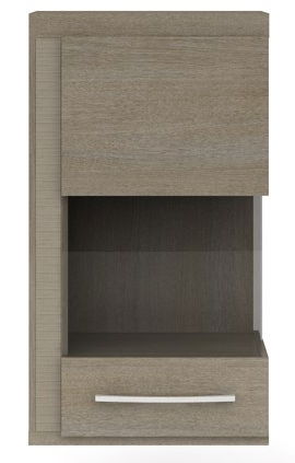 Vitrína na stenu BRW Iberia SFW1WL