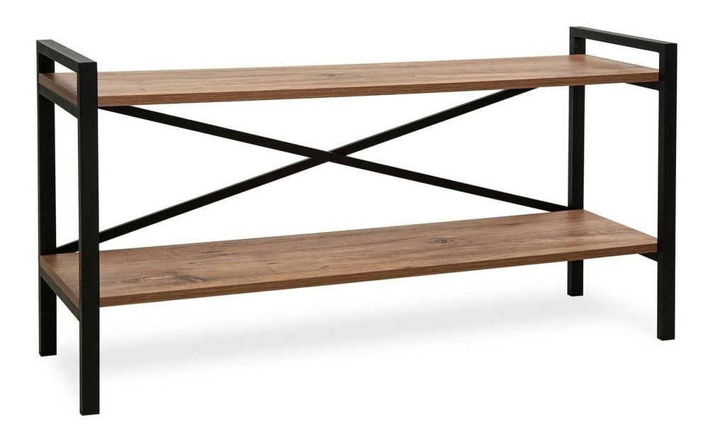 TV stolík Nevipe 4 (borovica atlantická + čierna) 