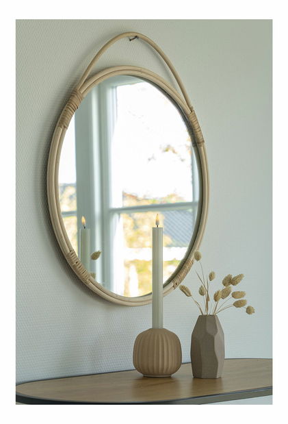 Nástenné zrkadlo Maveria (prírodná)