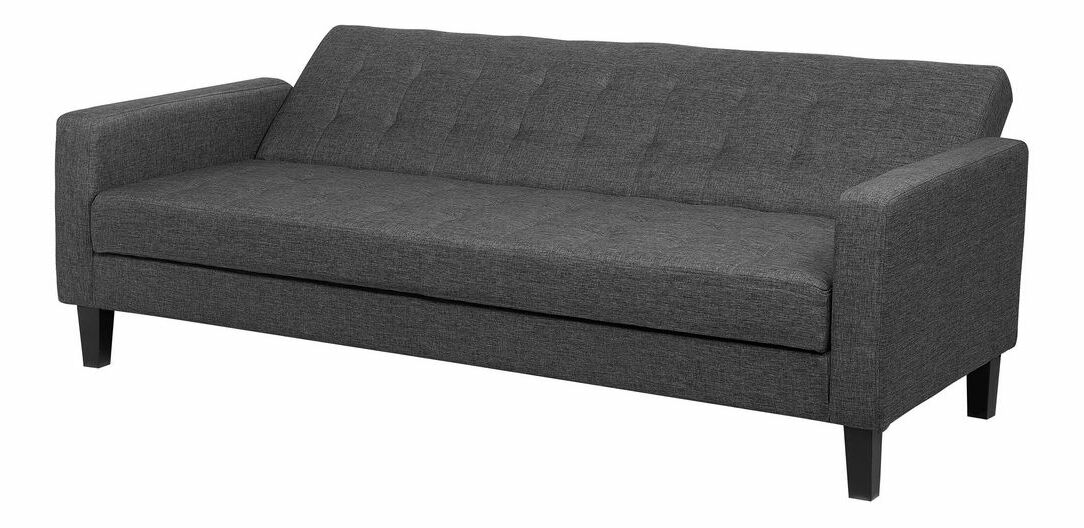 Háromszemélyes kanapé Vinstra (sötétszürke)