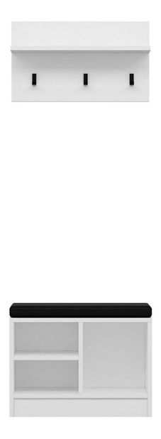 Predsieňová zostava Nemake 9 (biela) 