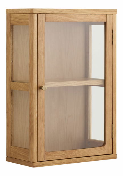 Nástenná vitrína Zuzeria 4 (dub)