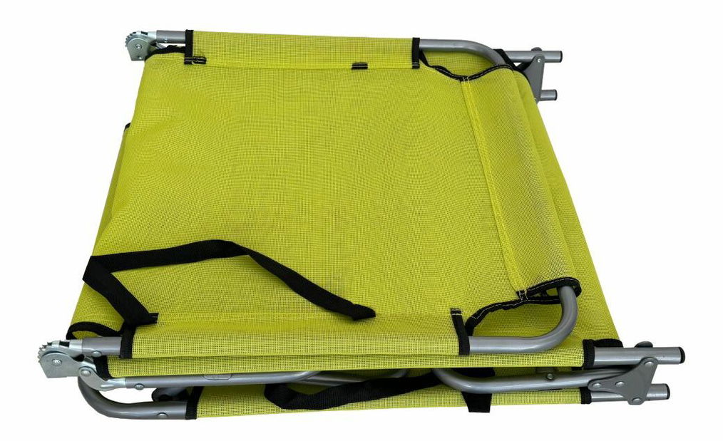 Șezlong de grădină KALEO (verde + gri)